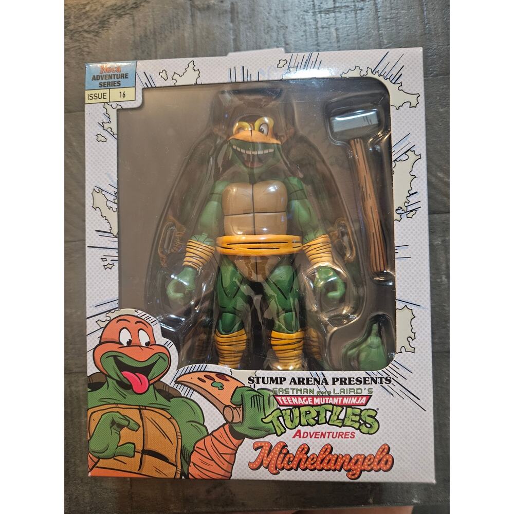 NECA Teenage Mutant Ninja Turtles Adventures Stump Michelangelo Action Figure
